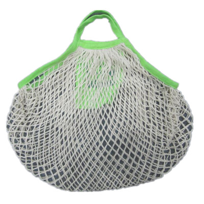 Foldable cotton mesh bag